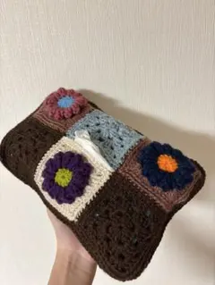 かぎ針編み ティッシュボックスカバー