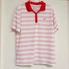 Nike Golf Tour Performance ポロシャツ M 白 赤