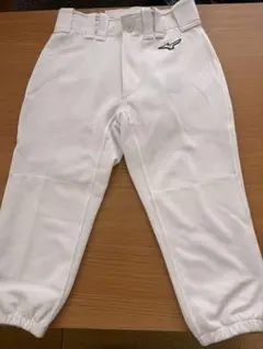 【試着のみ】Mizuno 野球 ユニフォーム　パンツ140サイズ ホワイト