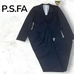 【人気】P.S.FA スーツ セットアップ ストライプ 9AR ネイビー