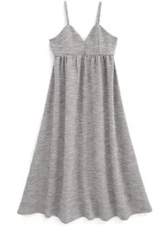 ラメツイードフレアキャミワンピース[sm204]