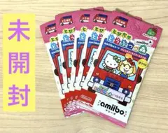 【新品】amiiboカード サンリオ コラボ あつまれどうぶつの森 5パック