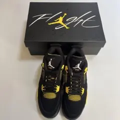 新品 NIKE Air Jordan 4 Thunder サンダー