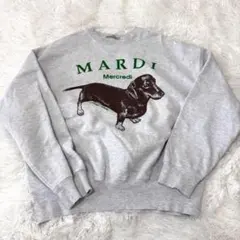 Mardi Mercredi マルディメクルディ トレーナー ダックスフンドのサムネイル