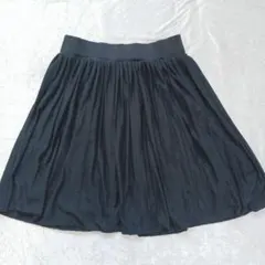 Cranbrook 黒 プリーツ スカート シンプル ベーシック L ミニのサムネイル