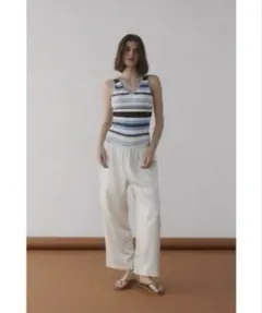 【完売商品】 ALEXIA STAM リブストライプニットボディスーツ タグ付きのサムネイル