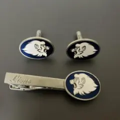 ライオンズロゴ ネクタイピンとカフスセット