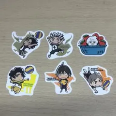 ハイキュー×スシロー 2025 コラボステッカー6枚