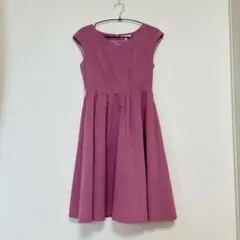 PROPORTION BODY DRESSING ノースリーブワンピース ピンクのサムネイル