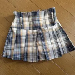 ANAP チェック柄 プリーツスカート