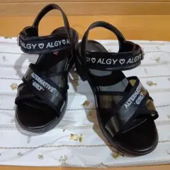 ALGY　ブラック サンダル ALTERNATIVE GIRLYのサムネイル