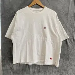 【L1041】 Dickies 半袖Tシャツ サイズF ホワイトのサムネイル