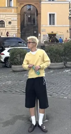 【人気カラー】ポロ ラルフローレン Vネック ウール ニット セーター 古着