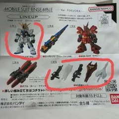 モビルスーツアンサンブル FUKUOKA 未組み立てパーツセット