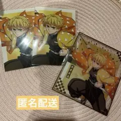 アニプレックスオンラインくじ 鬼滅の刃 クリア色紙 ブロマイド 我妻善逸