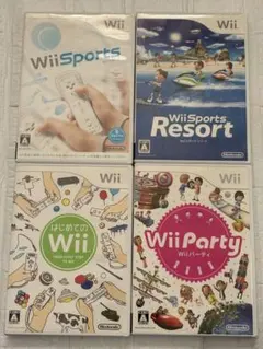 ⭐️24時間以内発送⭐️ Wiiソフトまとめ売り　4本セット　パーティ　スポーツ