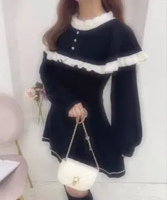 French girly collection ケープミニワンピースのサムネイル