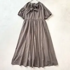 ローズティアラ 42サイズ M-STYLE LUXE リボンワンピース 美品 - メルカリ