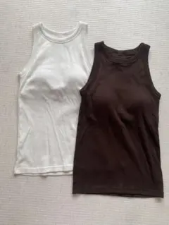 【未使用】Spick&span カップ付きアメスリタンク2枚セット　スピック