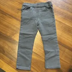 Noeil aime BeBe グレー 裏起毛ボトムス 100