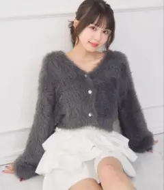 シャギーカーディガン カーディガン