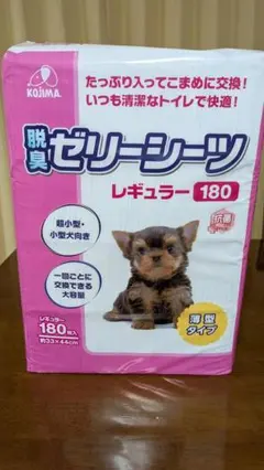 コジマ 脱臭 ゼリーシーツ レギュラー 180枚（＋150枚、低脂肪牛乳付き）のサムネイル