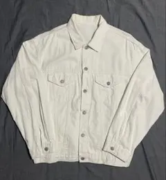 ホワイト　デニムジャケット　swag y2k opium