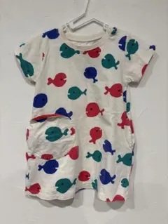 graniph きんぎょがにげた半袖ワンピース 90