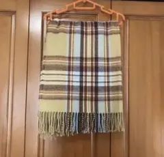 チェック柄マフラー　ストール