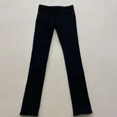 ユニクロ　 スリムフィット デニムパンツ　24 ブラック