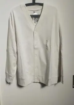 新品タグ付き　ユニクロ　スウェットカーディガン XL　白