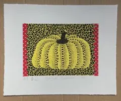 草間彌生　リトグラフ　版画　シルクスクリーン　模写 草間彌生 リトグラフ 版画 シルクスクリーン 模写 - メルカリ