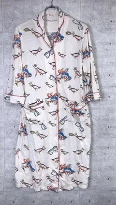 tsumori chisato SLEEP 古着 ハッピーバード柄 ワンピースのサムネイル