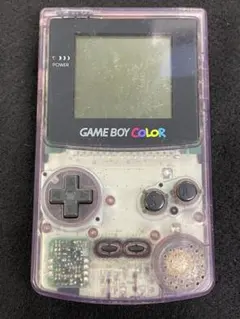 [ジャンク]ゲームボーイカラー スケルトンパープル