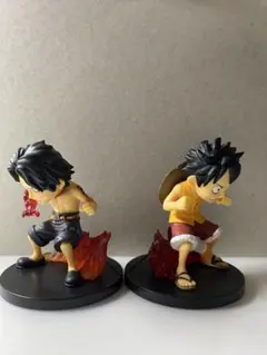 【ONE PIECE】フィギュア　ルフィ　エース2体セット