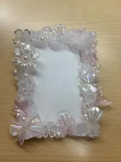 花と蝶の透明ホイップデコ　B8サイズ　2番