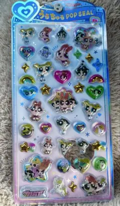 パワーパフガールズ うるちゅるシールドロップ ポップシール POPSEAL