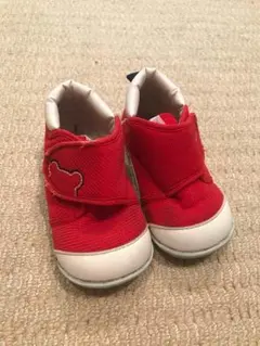 ミキハウス ベビーキッズファーストシューズ 赤13cm