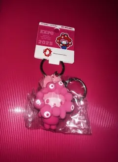 大阪万博　サンリオ　マイメロディ　ミャクミャクなりきりキーホルダー　推しカラー