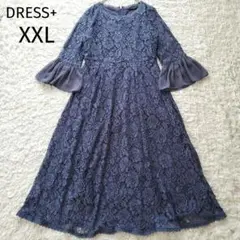 ドレスプラス 2025 大きいサイズ ドレスワンピース パーティードレス レース