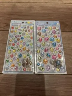 ボンボンドロップシール　しずくちゃん　もりのなかまたち　セット