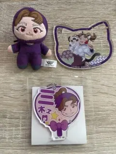 忍たま乱太郎 ほわぬい 田村三木ヱ門 ぬいぐるみ ナンジャ アクコ デコうちわ