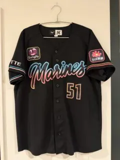 2025年最新】千葉ロッテマリーンズブラックサマーユニフォームの人気