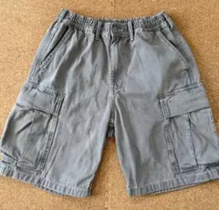 GU デニムワイドカーゴハーフパンツ　Sサイズ