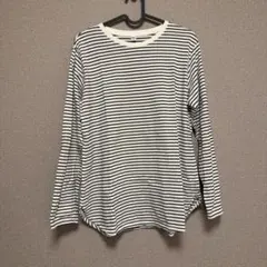ユニクロ　ソフトコットンラウンドヘムTシャツ　M