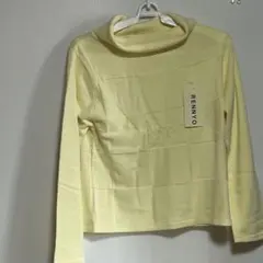 RENNYO Mサイズ 未使用品 イエロー タートルネック セーター