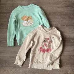 美品　ベルメゾン　トレーナー　２枚セット　130