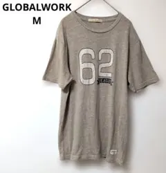 GLOBAL WORK Tシャツ ベージュ　 62プリント Mサイズのサムネイル