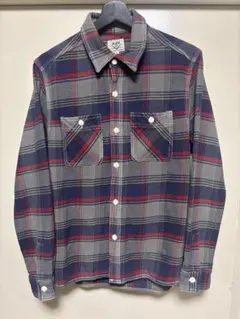 BLUCO WORK GARMENT ネルシャツ チェック柄 Mサイズのサムネイル