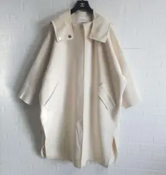 ルシェルブルー　Hooded Over Coat　ウール　ロングコート　フードのサムネイル